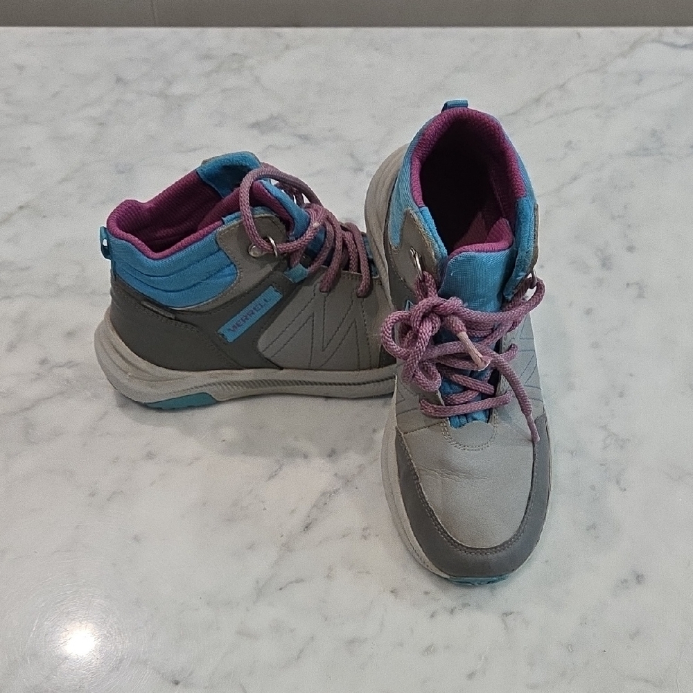 Merrell Kids' Gray and Blue Sneakers